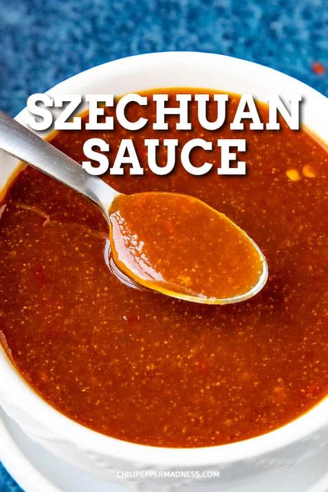 Chinese Sauce Recipe, Chinese Sauce, Szechuan Sauce, Homemade Hot Sauce, Mango Pudding, Asian Sauce, Quick Dinners, Tzatziki Sauce, Chinese Cooking