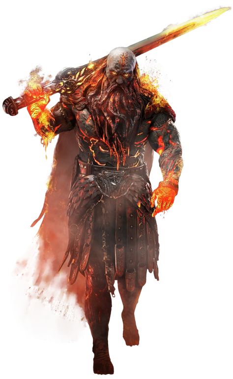 Surtr Norse Mythology, Rune Knight, Fire Giants, Fire Warrior, Magic: The Gathering, Dungeons And Dragons Classes, Biological Father, 다크 판타지, Fantasy Races