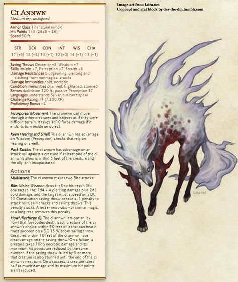 Dnd Fey Statblock, Dnd 5e Fey Creatures, Dnd Fey Creatures, Dungeons And Dragons Creatures, Fey Creatures Dnd, Dnd Homebrew Creatures, D&d Creatures, Dnd Creatures Homebrew, Dnd Monsters Homebrew