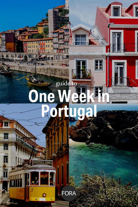 From its rich history to its stunning natural beauty, there are plenty of reasons why you should consider spending a week in the beautiful country of Portugal. Dive into its rich culture and get the most out of your 7-day stay with this week long itinerary for Portugal. Find out how to pay the same (no, really!) and get WAY more when you have a Fora advisor plan your trip to Portugal at foratravel.com. Portugal 7 Day Itinerary, Travel Agent Career, Trip To Portugal, Romantic Cabin, Portugal Travel Guide, Honeymoon Vacations, Us Travel Destinations, Travel Diaries, Portugal Travel