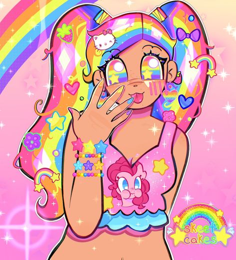 Lsd Drawings, Artsy Party, Decora Art, Arcade Carpet, Kidcore Wallpaper, Pastel Kidcore, Persona 2, Panty And Stocking Anime, Kidcore Art