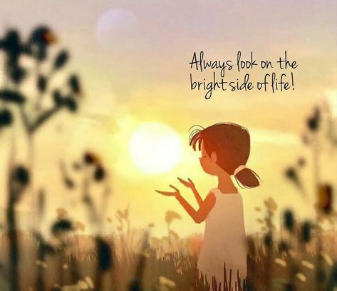 Look On The Bright Side, Bright Side Of Life, Cute Images With Quotes, Dear Self Quotes, Images With Quotes, Life Quotes Pictures, On The Bright Side, Dear Self, Girly Quotes