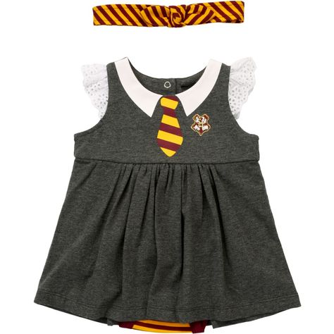 H. Potter Baby Romper Dress - Multi - Size 1 | BIG W Harry Potter Dress, Hogwarts Uniform, Twins Gift, Comfy Romper, Harry Potter Baby Shower, Bless The Child, Harry Potter Baby, Harry Potter Outfits, Baby Rompers