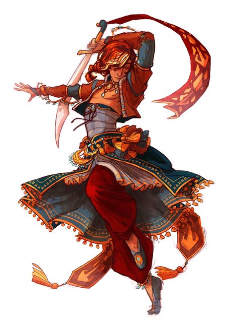 Male Ifrit Dervish Dancer Bard - Pathfinder PFRPG DND D&D 3.5 5th ed d20 fantasy/ Face maybe makin People Drawing, Heroic Fantasy, Lindy Hop, Turtle Art, Dnd Art, Drawing Clothes, Arte Horror, Fantasy Inspiration, Character Creation