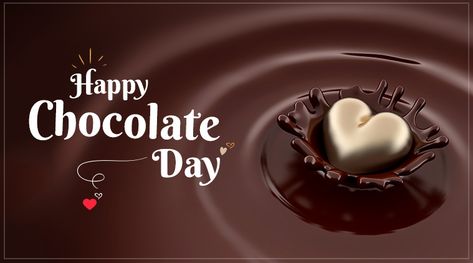 The sweetest day of the Valentine week is a chocolate day celebrated on the third day of this loveable week. 9 February is celebrated as chocolate day. #HappyChocolateDay2020  #Valentineweek Happy Chocolate Day Pic, Chocolate Day Images Hd, Chocolate Day Pictures, Chocolate Day Wallpaper, Happy Chocolate Day Wishes, Happy Chocolate Day Images, Chocolate Day Images, International Chocolate Day, Happy Propose Day