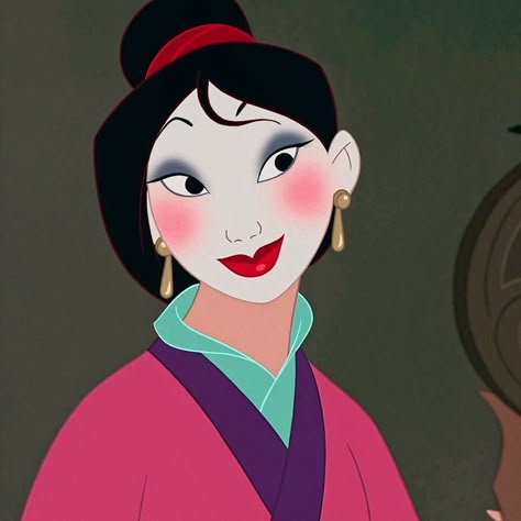 Mulan 2, 2d Disney, Group Pfps, Mulan 1998, Head Female, Princess Love, My Reflection, Disney Mulan, Her Movie