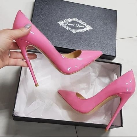 Heel For Women, Pencil Heels, Stilettos Heels, Pretty Heels, Fancy Heels, Fashion Shoes Heels, Cute Shoes Heels, Shoes Heels Classy, Pink High Heels