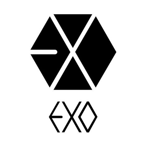 Exo Sign, Lightstick Exo, Exo Logo, Kpop Tshirt, Japan Tour, Chanyeol And Do, Kpop Drawings, Custom Tees, 로고 디자인