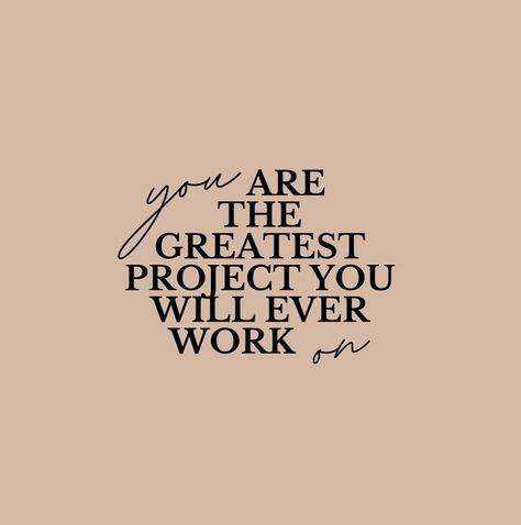 YOU ARE THE GREATEST PROJECT YOU WILL EVER WORK ON . . . . . . . . #affirmations #positivity #inspiration #inspirationalquotes… | Instagram You Are The Greatest Project You Will, Successful Quotes, You Are The Greatest, Soothing Quotes, January 1, Self Development, Success Quotes, Work On, Affirmations