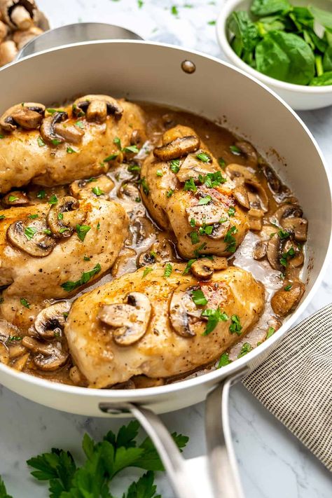 Easy Chicken Masala, Easy Chicken Masala Recipe, Chicken Breast With Mushrooms, Chicken Marsala With Mushrooms, Easy Chicken Marsala Recipe, Chicken Mushroom Marsala, Easy Chicken Marsala, Chicken Masala Recipe, Chicken Entree