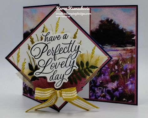 Stampin’ Up! Autumn Expressions for Fun Fold Friday | Creative Stamping Designs Su Autumn Expressions, Susan Campfield, Autumn Cards, Mini Cat, Stampin Up Project, Fold Cards, December 2024, 2024 Christmas, Fancy Folds