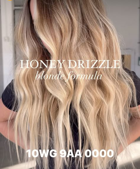 Shades Eq Honey Blonde Formula, Honey Blonde Formula, Glam Tomboy, Hairstylist Tips, Blonde Formulas, Shades Formulas, Lus Hair, Redken Blonde, Redken Formulas