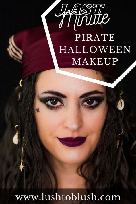 Dressing up as a pirate is seriously so easy, and if you have a friend to join you, a parrot is the perfect complement! pirate makeup, last minute halloween costume ideas, last minute costume ideas, halloween makeup, parrot makeup, couples costume ideas, pirate costume, parrot costume Womens Pirate Makeup, Halloween Costume Ideas Last Minute, Costume Ideas Pirate, Pirate Halloween Makeup, Parrot Makeup, Costume Ideas Last Minute, Diy Pirate Costume For Women, Pirate Makeup, Disney Costumes Diy