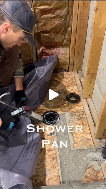 KLK Builds on Instagram: "🔊Shower Pan Install 🚿  . . . . . . #showerpan  @oatey_co  #sponsorme #homeimprovement  #homerenovation  #bathroomshower  #bathroom  #bathroomremodel  #bathroomrenovation  #bathroomdesign  #howto #diyshower #diy #fyp #asmr #asmrcommunity  #asmrsounds  #asmrvideo  #smallbathroomdesign  #smallbathroom  #oatey  #showerdrain  #tile #construction  #construccion  #construcción  #satisfying #realestate  #realestateinvesting  #fixandflip  #fixerupper" Diy Shower Pan, Building A Shower Pan, Shower Pan Installation, Shower Installation, Shower Bases, Diy Shower, Shower Pan, March 7, Diy Bathroom