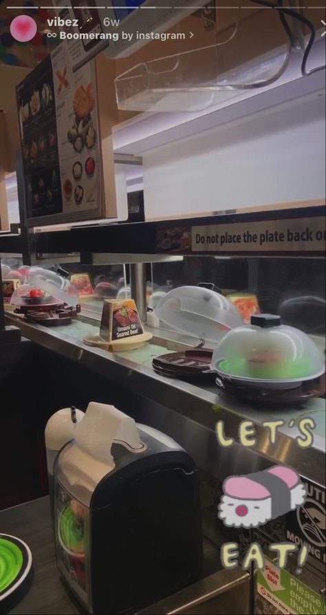 Revolving Sushi, Sushi Aesthetic, Lets Move, Mha Oc, Word Play, Arcade Games, Gaming Products, Kitchen Appliances, Electronic Products