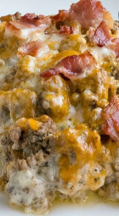 Cheeseburger Cauliflower Casserole, Cheeseburger Cauliflower, Casserole Keto, Low Carb Casseroles, Avocado Dip, Cauliflower Casserole, Resep Diet, Keto Brownies, Low Carb Eating