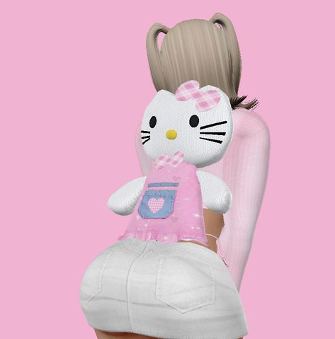 Pink Aesthetic, Short Videos, Hello Kitty, Kitty, Wall, Hair, Pink