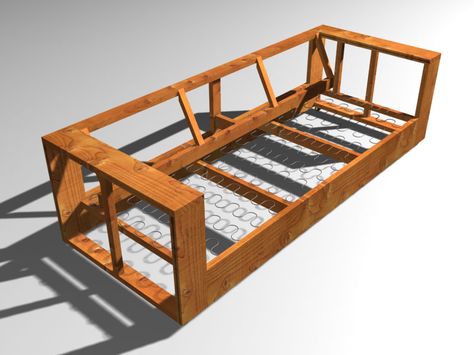 Pallet Seats, Outdoor Sofa Plans, Sofa Frame Construction, Sofa Frame Plans, Couch Frame, Big Sam, Sofa Wood Frame, Wooden Sofa Designs, Woodworking Bed