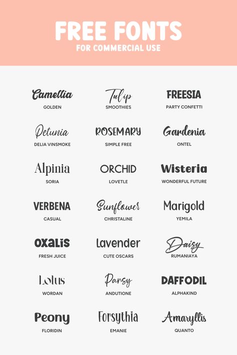 Design like a pro without the price tag! Check out these free, high-quality fonts ready for your personal or commercial projects. From elegant scripts to bold sans-serifs, find the perfect typeface to make your designs stand out. (Ad) Elegant Fonts Free, Bold Fonts Free, Free Fonts For Commercial Use, Fonts For Commercial Use, T Shirt Fonts, Trending Fonts, Free Commercial Fonts, Popular Fonts, Free Script Fonts