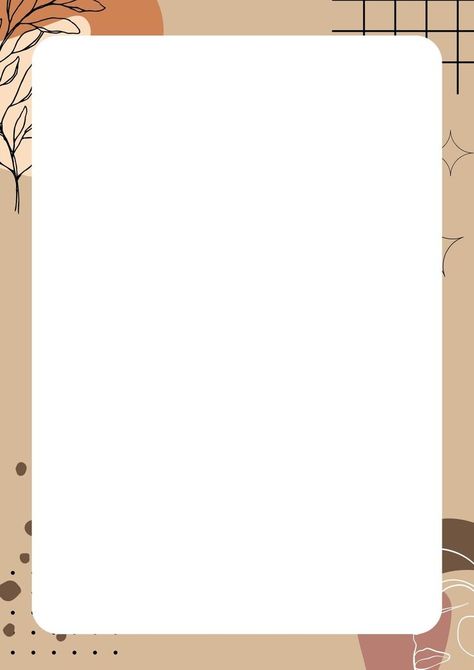 Page Border,paper border, border, printables, stationary, background border, decorative border Vintage Minimalist Aesthetic, Page Borders Design Aesthetic, Boarder Designs Aesthetic, Free Gallery Wall Printables, Aesthetic Boarders Designs, Boarders Designs For Projects, Gallery Wall Printables, Brown Minimalist, Colorful Borders Design