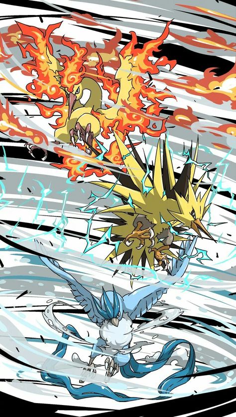 Aves len Articuno Art, Zapdos Art, Articuno Zapdos Moltres, Zapdos Pokemon, Rayquaza Pokemon, Bird Pokemon, Powerful Pokemon, Legendary Pokemon, Mythical Pokemon