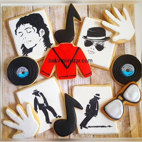 Michael Jackson Cake, Michael Jackson Party, Michael Jackson Outfits, Michael Jackson Quotes, 13 Birthday, Snoopy Birthday, My Calendar, Nice Nails, Cookie Ideas