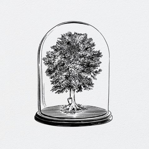 Bell Jar Drawing, Fig Tree Tattoo The Bell Jar, The Bell Jar Tattoo, Bell Jar Tattoo, Jar Tattoo, Freedom Tattoo, Globe Tattoos, Freedom Tattoos, Tattoo Board