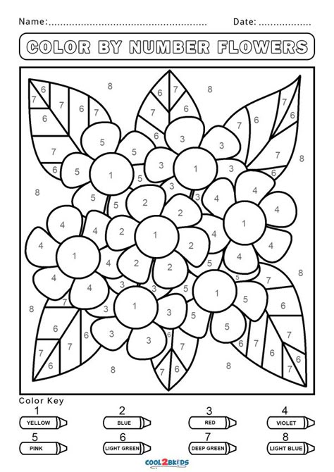 Free Color by Number Worksheets | Cool2bKids Bowser Color By Number, Activity Pages For Kids Free Printables, Number Coloring Pages, Adult Color By Number, Color By Number Printable, Sinking Fund, Kindergarten Colors, Thanksgiving Worksheets, Coloring Activities