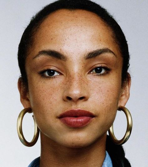 Young Helen Freckled Face, Sade Adu, Quiet Storm, Face Portrait, Diamond Life, Vintage Black Glamour, Marvin Gaye, Va Va Voom, Hair Braids