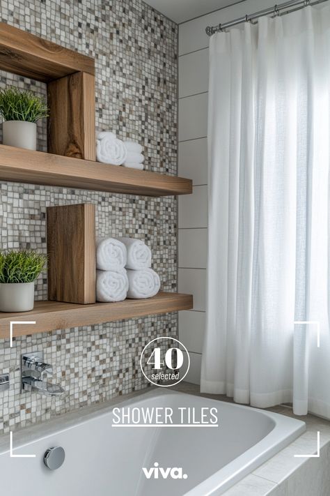 🌿 Are you struggling to find the perfect **shower tile ideas** for your next bathroom remodel? Dive into this collection of stunning **shower inspo** and **bathroom tile ideas** featuring everything from timeless **subway tile bathrooms** to vibrant **green tile bathroom** designs. Transform your space with creative **tile shower ideas** and trendy **peel and stick tile** options! Subway Tile Bathrooms, Best Shower Tile, Matte Black Shower Fixtures, Tile Bathrooms, Green Tile Bathroom, Tile Options, Shower Tiles, Creative Tile, Shower Tile Ideas