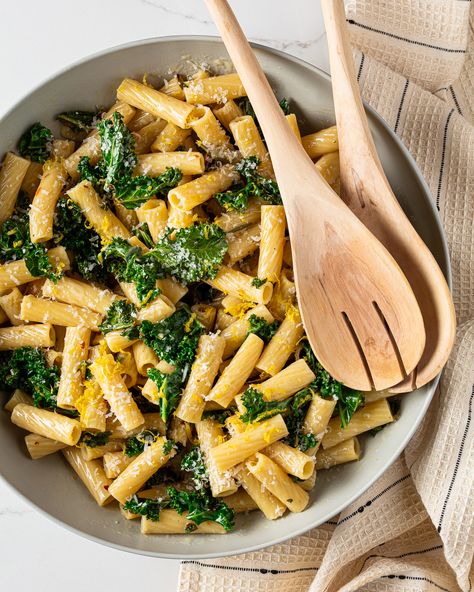 Sweet dreams are made of cheese: this rich, garlicky pasta recipe is made with handfuls of salty Parm and an entire wheel of camembert. Fakeaway Recipes, Small Oven, Red Pepper Flakes, Nutrition Information, Ravioli, Red Peppers, Gnocchi, Kale, Savoury Food