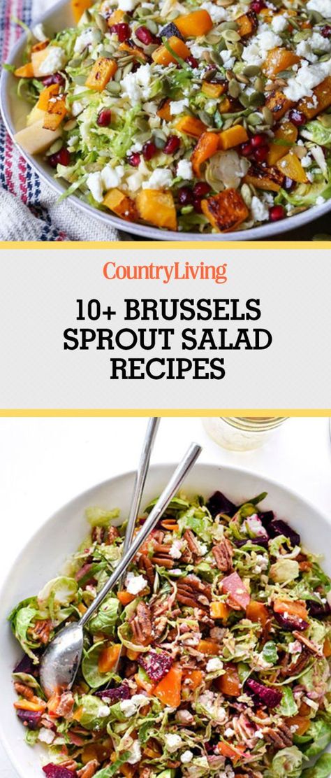 Sprout Salad Recipes, Brussel Sprout Salad Recipes, Shredded Brussel Sprout Salad, Shaved Brussel Sprouts, Sprout Salad, Shredded Brussel Sprouts, Sprouts Salad, Brussels Sprout, Low Carb Salad