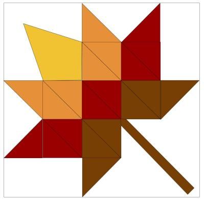 Maple Leaf Barn Quilt, Pumpkin Barn Quilt Pattern, Fall Barn Quilt Patterns, Pumpkin Barn Quilt, How To Make A Barn Quilt, Christmas Barn Quilt Patterns, Fall Barn Quilts, Fall Quilt Blocks, Wood Lath Art