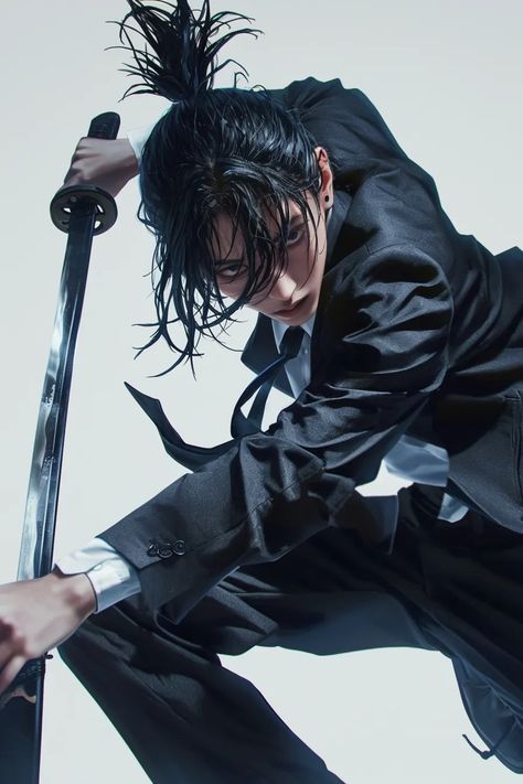 Photo Reference Dynamic, Dramatic Action Poses, Slamming Hands On Table Reference, Cosplay Men Ideas, Pose With Swords Pose, Two Swords Pose, Refrence Pose Photos, Rapier Reference Pose, Back To Camera Poses