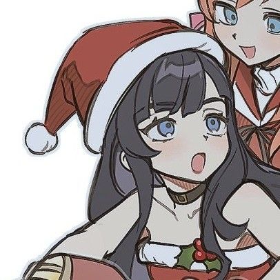 Christmas Couple Pfp Gxg, Genshin Matching Christmas Pfp, Genshin Christmas Matching Pfp, Sister Dp, Christmas Matching Icons, Christmas Pfps, Matching Christmas Pfp Friends, Icons Christmas, Cute Drawlings