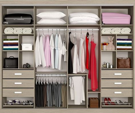 First Apartment Bedroom, Garderobe Design, Dressing Design, Bedroom Cupboards, Closet Design Layout, Open Closet, Wardrobe Designs, Bedroom Cupboard Designs, Wardrobe Interior Design