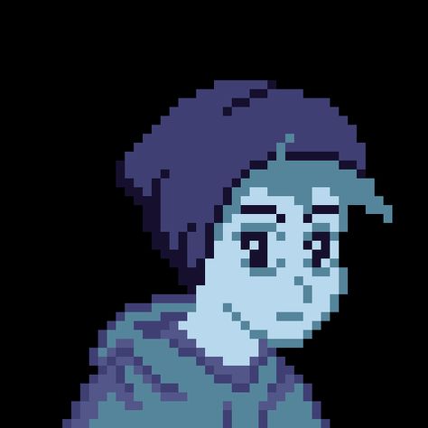 Pixel Avatar, Pixel Pfp, Vr Anime, Arte 8 Bits, 8bit Art, Pixel Art Characters, Monkey Art, Blue Palette, Pixel Art Games