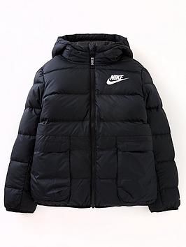 Nike unisex nsw tf downfall jacket size & fit available in sizes: xs (6-8 years); s (8-10 years); m (10-12 years) Nike Coats, Black Nike Jacket, Nike Coat, Maybelline Falsies, Jacket Brands, Fashion Furniture, Kids Jacket, Black Nikes, Maybelline