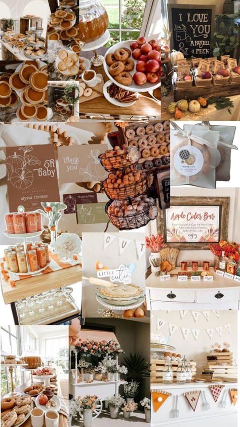 September Baby Showers, Apple Cider Bar, Lil Pumpkin Baby Shower, November Baby Shower, Thanksgiving Baby Shower, Jordan Baby Shower, Fall Baby Shower Themes, Winter Shower, November Baby