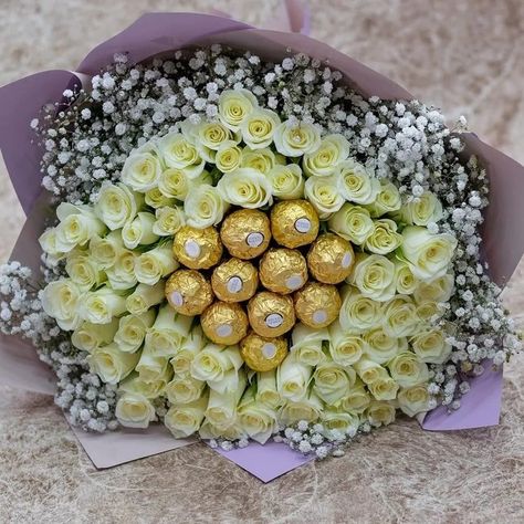 ❤️♥️ Share the happy moments with your loved❤️❤️ ones with these beautiful white roses & Ferrero Rocher chocolates WhatsApp 0714062929 or 0715909090 to order Free delivery White Flower Bouquet, Ferrero Rocher Chocolates, Ferrero Rocher, Happy Moments, White Flower, The Happy, White Roses, Chocolates, Flowers Bouquet