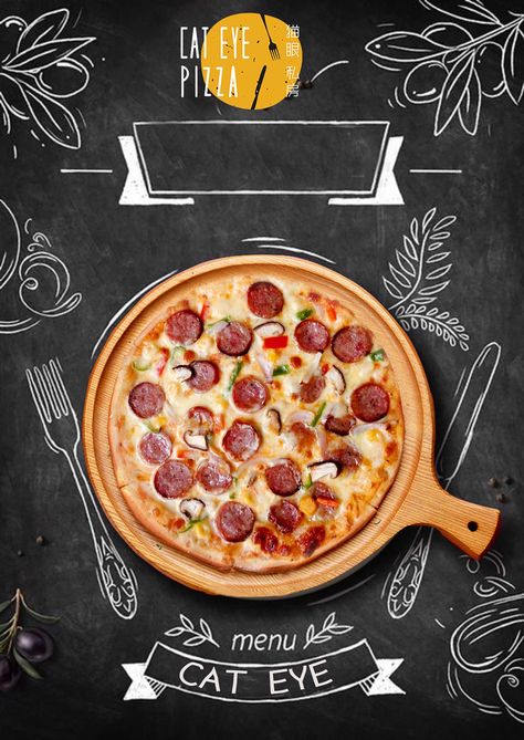 poster,lunch,dish,pepper,delicious,vegetable,meat,restaurant,dough,sauce,tomato,pizza,food,meal,dinner,black,hd Pizza Menu Design, Pizza Background, Pizza Flyer, Design Cibo, Pizza Poster, Pizza Branding, Pizza Art, Pizza Menu, Food Art Photography