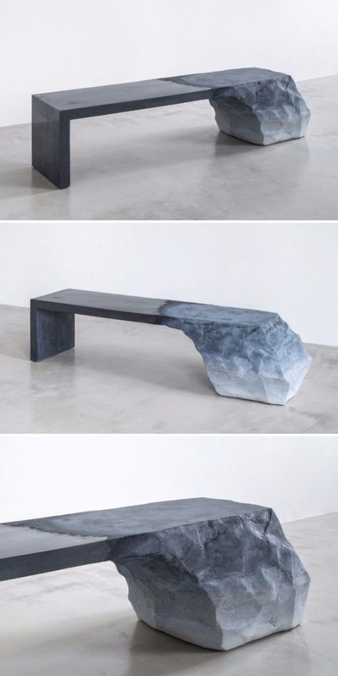 Fernando Mastrangelo, Artistic Portfolio, Marble Furniture Design, Poltrona Design, Bench Design, Sculptural Furniture, Marble Furniture, Stone Bench, Concrete Furniture