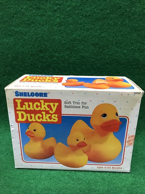 LUCKY DUCKS SHELCORE Vintage 1995 Rubber Ducks 3 Pc. Set Bath Tub Toy NEW - $24.99. FOR SALE! Lucky Ducks Shelcore Vintage 1995 Rubber Ducks 3 Pc. Set Bath Tub Toy NEW sealed. Light stains on box. * Please view all photos for physical condition details. Pictures are the actual item for sale. Feel free to ask if any questions before purchasing. Thanks for looking! * Fast and 313753200872 Vintage Rubber Duck, Lucky Ducks, Decor For Easter, Easter Yellow, Tub Toys, Playground Set, Lucky Duck, Rubber Ducks, Bath Time Fun