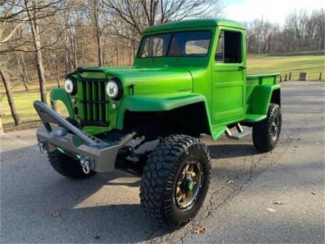 1950 Jeep Willys (CC-1336491) for sale in Akron, Ohio Willis Pickup, Willys Truck, Classic Trucks Vintage, Vw Combi, Classic Jeeps, Vintage Pickup, Vintage Pickup Trucks, Old Jeep, Jeep Willys