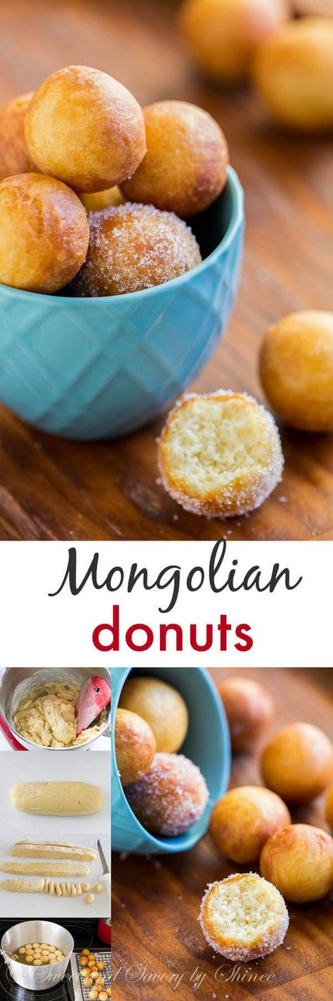 Crispy, soft and incredibly addicting, these little donut holes are so easy to make and you'll get lots to share! Easy Donut Holes Recipe, Easy Homemade Donut Holes, Ricotta Donut Holes, Mochi Donut Holes, Easy Donut Holes, Mongolian Recipes, Easy Donuts, Tropical Food, Donut Holes