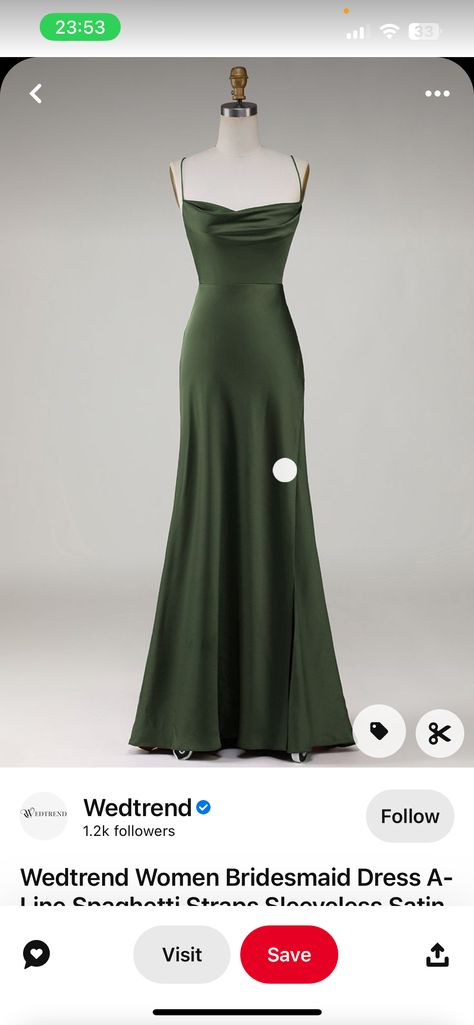 Dark Green Prom Dress Aesthetic, Army Green Prom Dress, Green Prom Dress Aesthetic, Prom Vibes, Prom Dress Aesthetic, Dark Green Prom Dress, Womens Bridesmaid Dresses, Green Prom, Dress Aesthetic