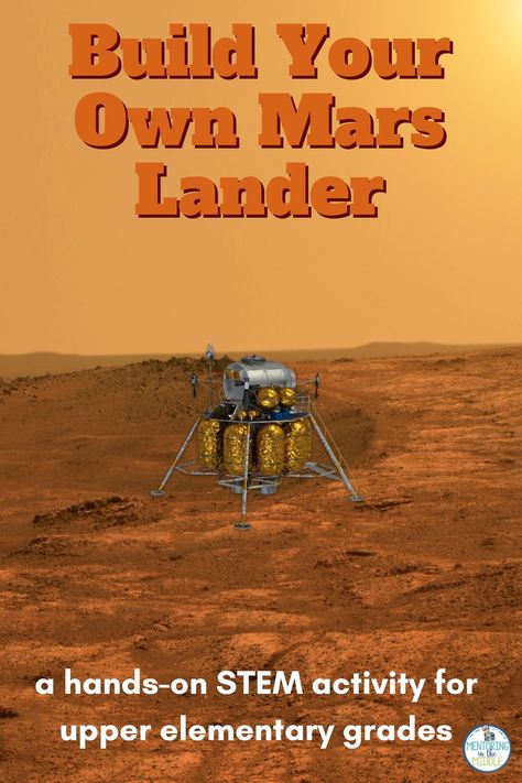 Have your students build a Mars rover that lands on the planet! The goal of this STEM CHALLENGE is to create a design that lands in a designated area without cracking the egg inside of it. Using a list of supplies, students will design a Mars lander that meets a set of requirements. The rover will then be built according to the design, and tested from increasing heights. Can your students do it? Click on the link to read about how my 6th graders solved this design challenge! Space Stem Challenge, Space Stem, Nonfiction Activities, Elementary Stem Activities, Matter Science, Stem Challenge, Stem Activity, Mars Rover, Happy Students