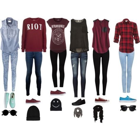 casual Emo Wardrobe, Clothes And Shoes, Rock Outfits, Alt Fashion, Outfit Goals, Teenage Fashion Outfits, Teen Fashion Outfits, Comfy Outfits, Cute Casual Outfits