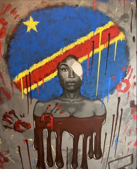 Free Congo Art, Congolese Art, Free Congo, Congolese Culture, Congo Flag, Paris Mood, African Traditional Wedding Dress, African Traditional Wedding, Dr Congo