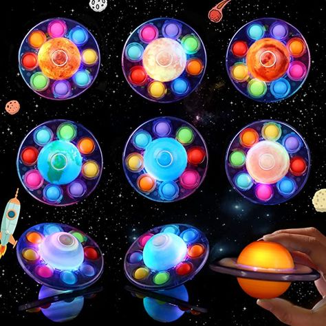 Amazon.com: Fidvioi Light Up Space Toys Easter Party Favors Gifts for Kids Party Favors Pop Planet Fidget Spinner 8 Pack, Glow in The Dark Classroom Prizes Birthday Exchange Gifts for Kids Party Favors 4-8-12 : Toys & Games Glow In The Dark Classroom, Dark Classroom, Outer Space Party Favors, Space Party Favors, Easter Party Favors, Planet Party, Kids Party Favors, Easter Party Favor, Space Theme Party